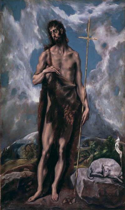 Saint John the Baptist by El Greco